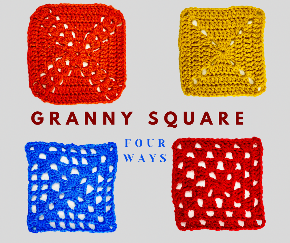 Granny Squares Four Ways