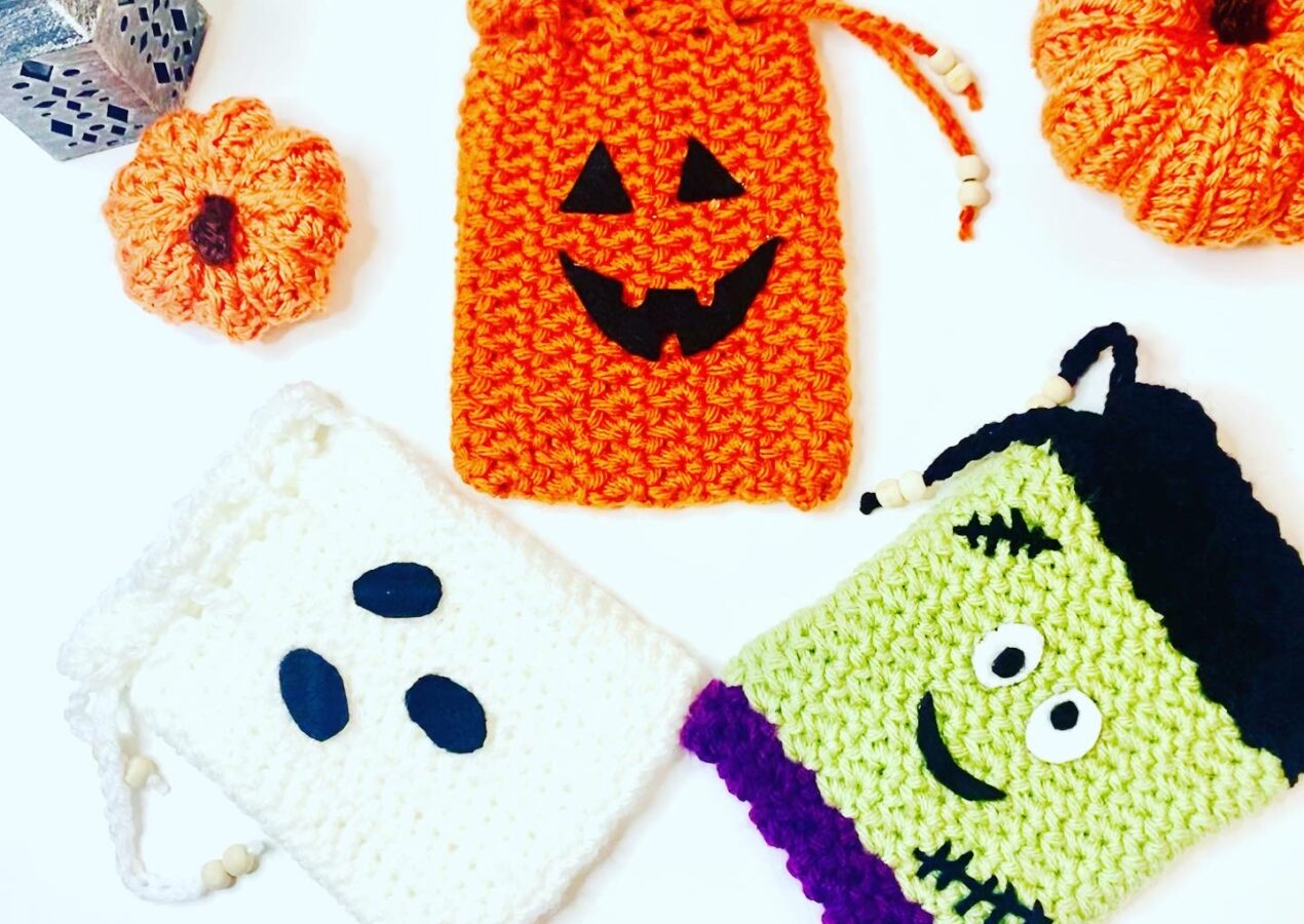 The Boo Bags (Crochet Halloween Treat Bags)
