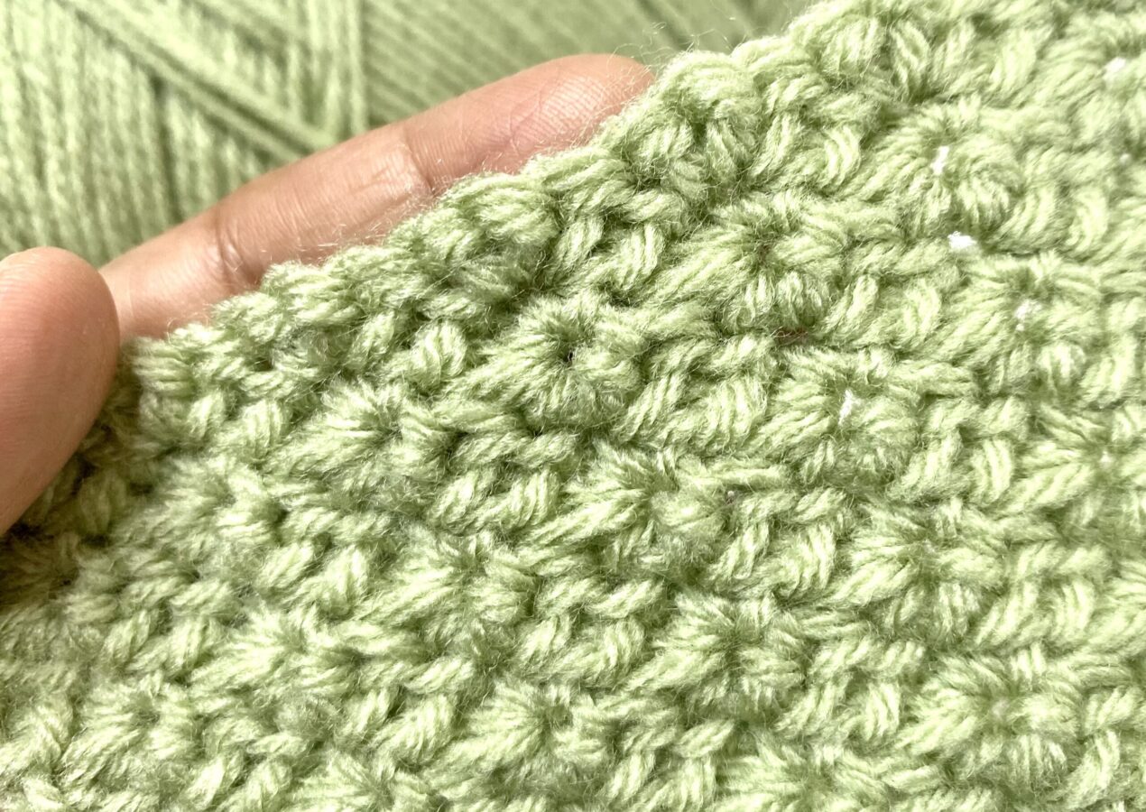 Crochet Stitch Pattern – Single Crochet Cluster Stitch