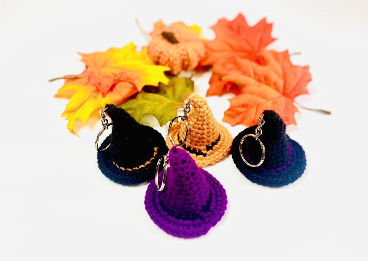 Crochet Witch Hat Keyrings