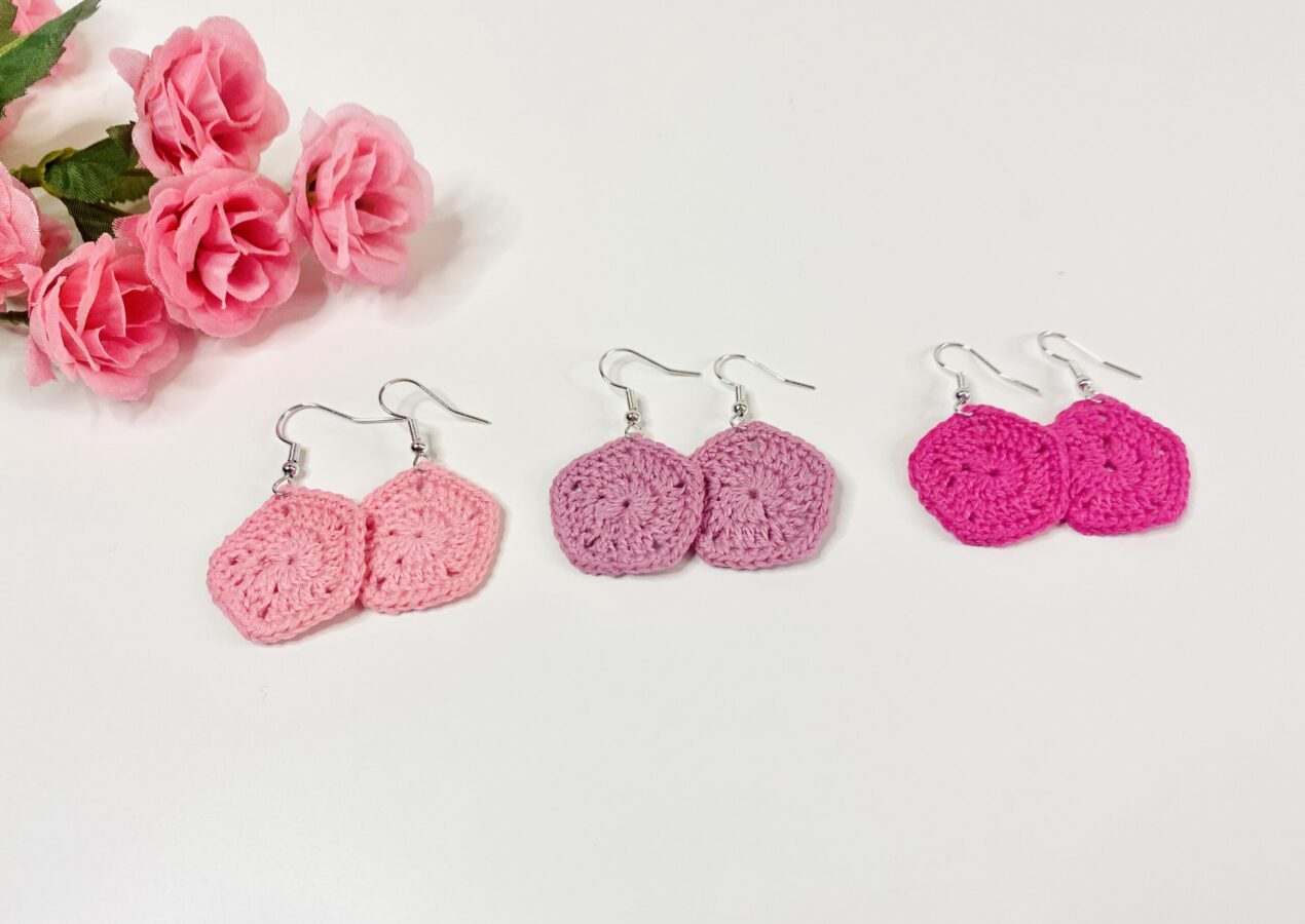 Princess Aurora Crochet Earrings