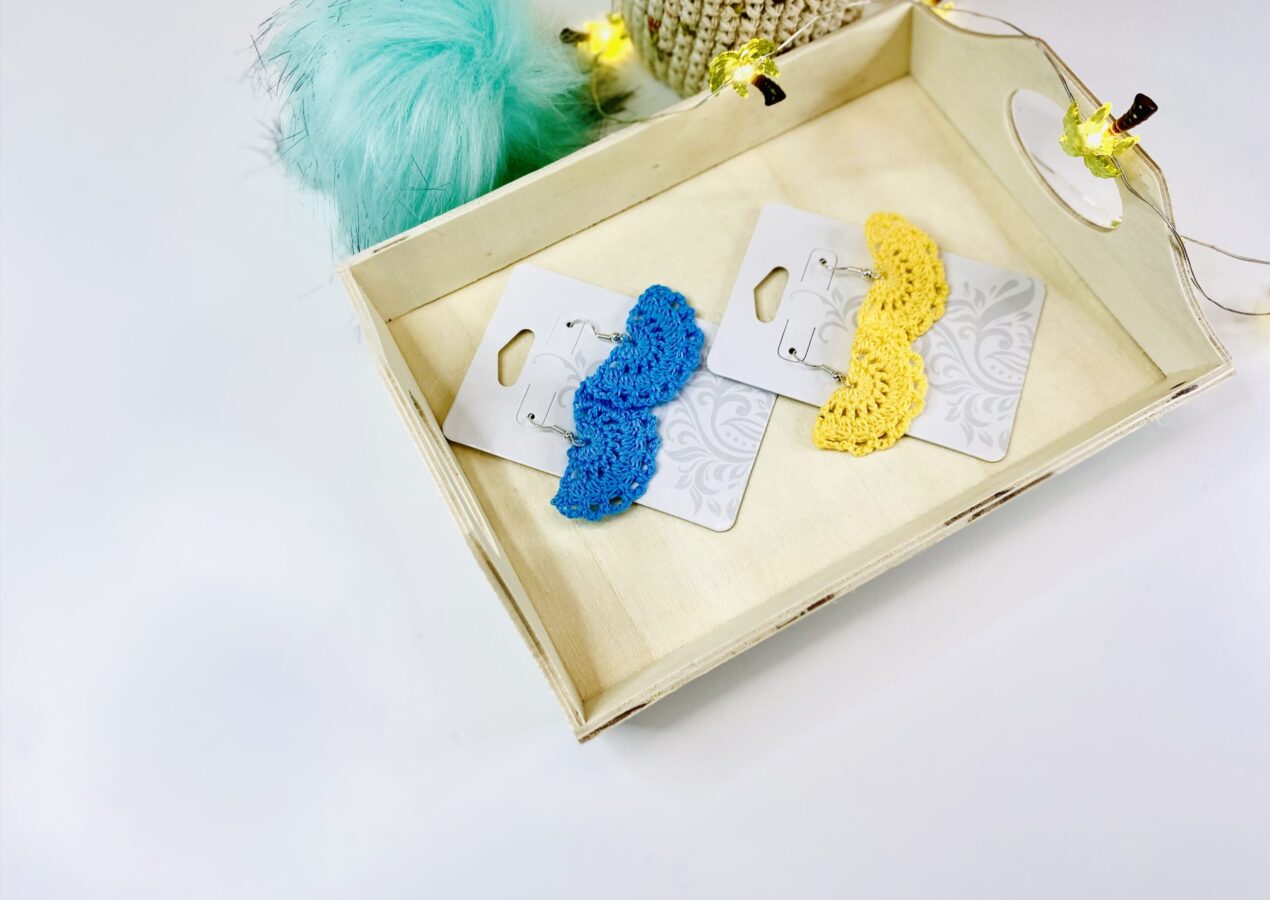  Fan Crochet Earrings 