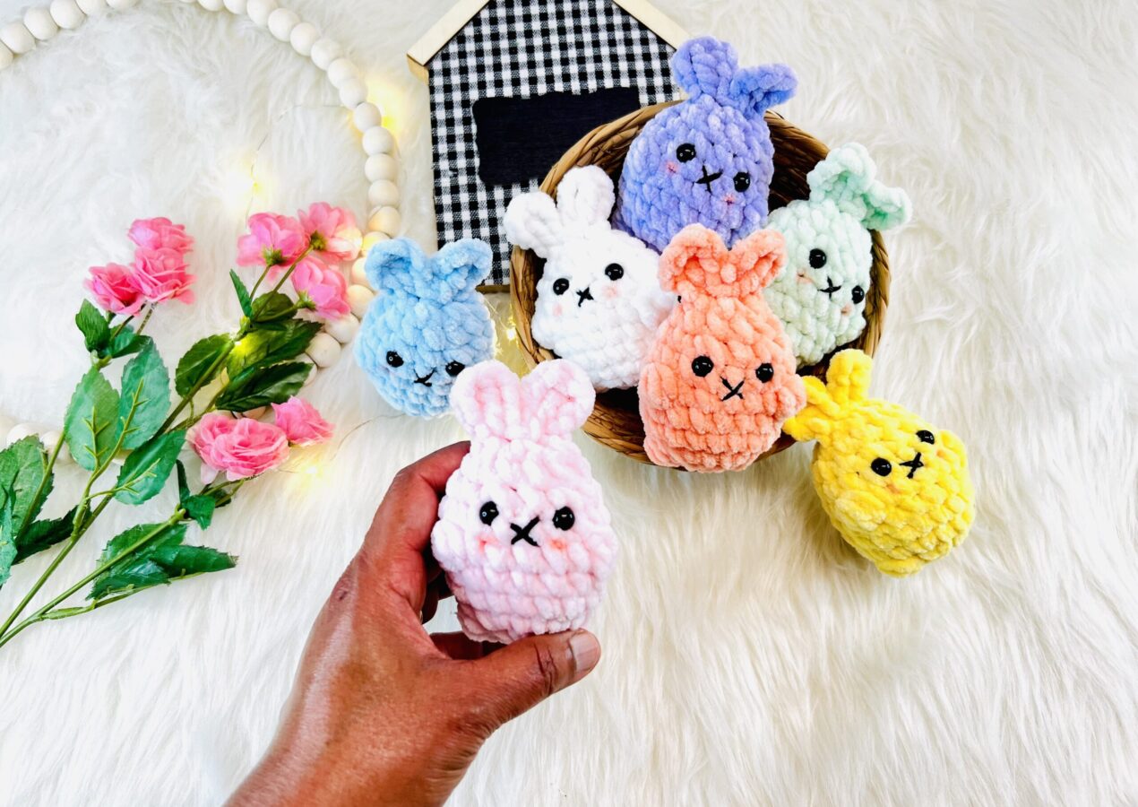 No Sew Crochet Bunny