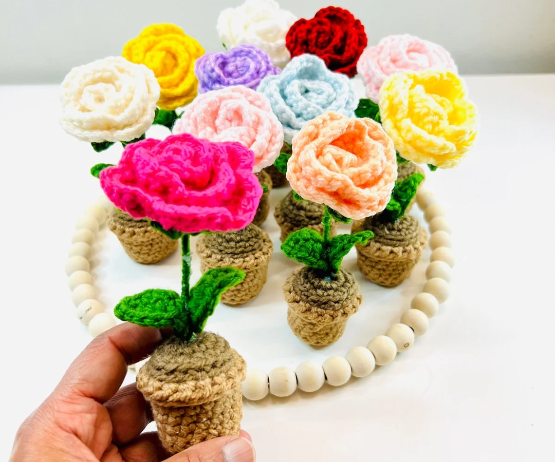 Rose Flower Pot