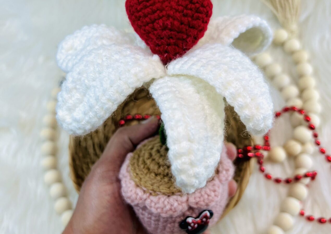 Valentine Heart Tulip Flower Pot